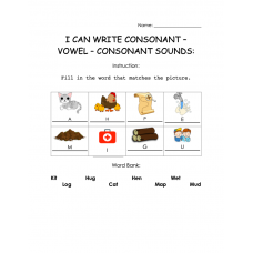 Consonant Vowel Consonant / Consonante Vocal Consonante